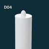 Hộp đựng nhựa HDPE trống 300ml cho bao bì niêm phong silicon cho cửa sổ & cửa ra