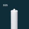 10oz HDPE Glass Kính Caulking nhựa cho bao bì niêm phong silicon cho ngành công nghiệp xây dựng