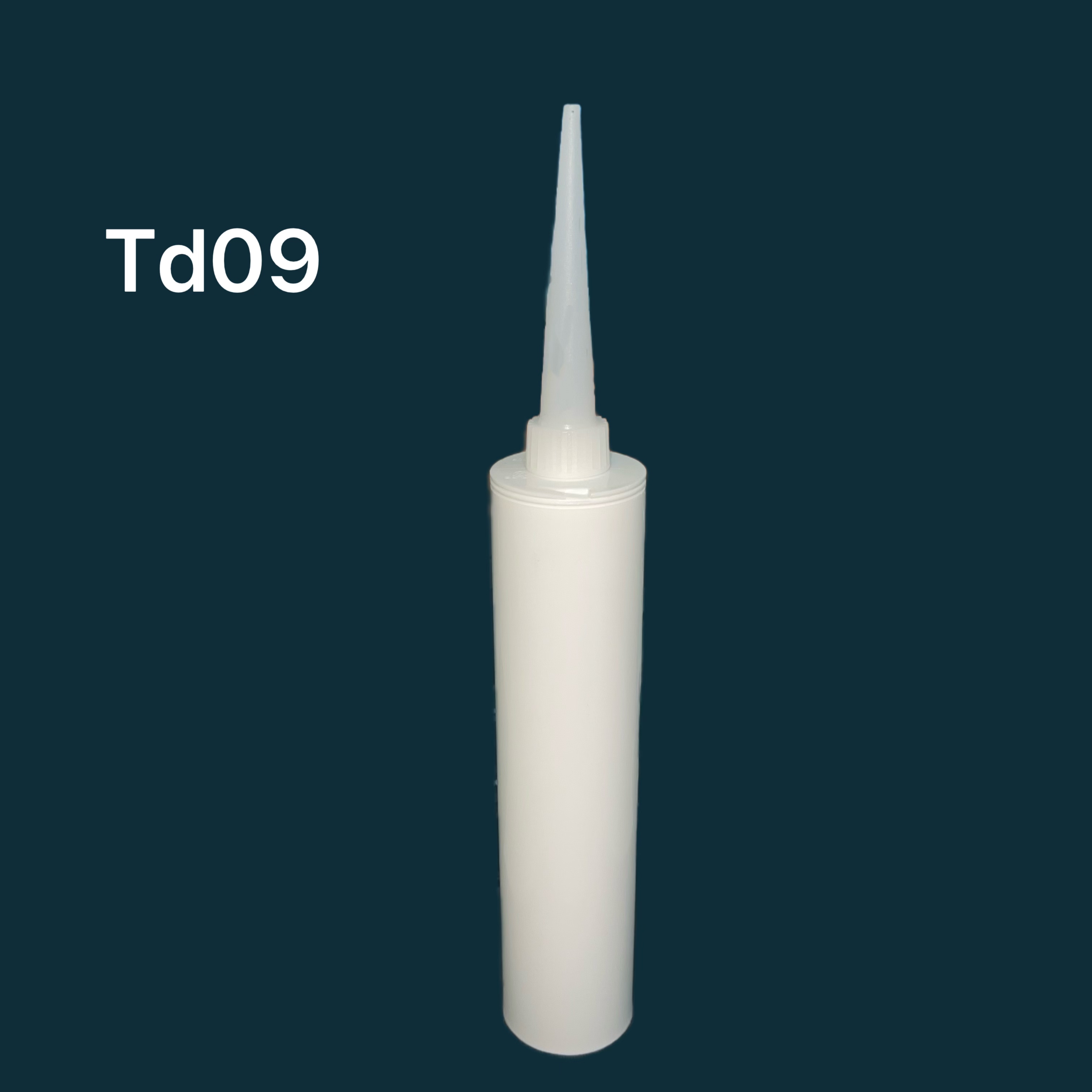 10oz Công nghiệp sử dụng hộp đựng nhựa HDPE trắng để đóng gói chất trám silicon