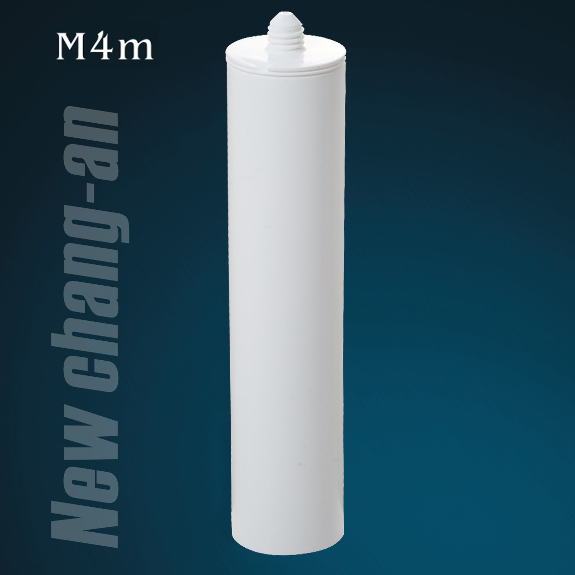 Hộp đựng nhựa trắng 285ml cho chất trám silicon