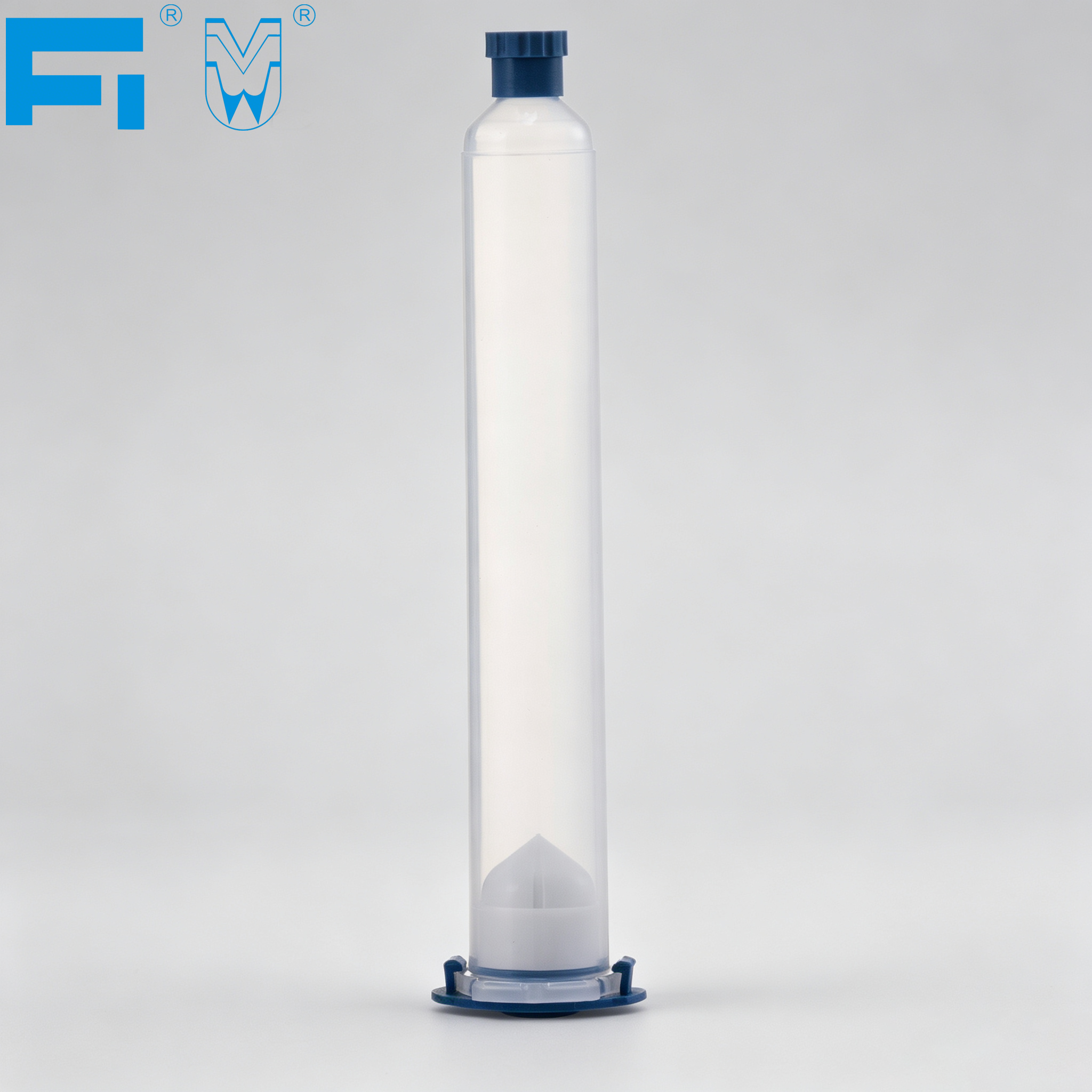 Cấp công nghiệp Phong cách Mỹ 50ml Chất bịt kín trong suốt bằng nhựa Hộp đựng ống tiêm phân phối bằng khí nén cho bao bì dính