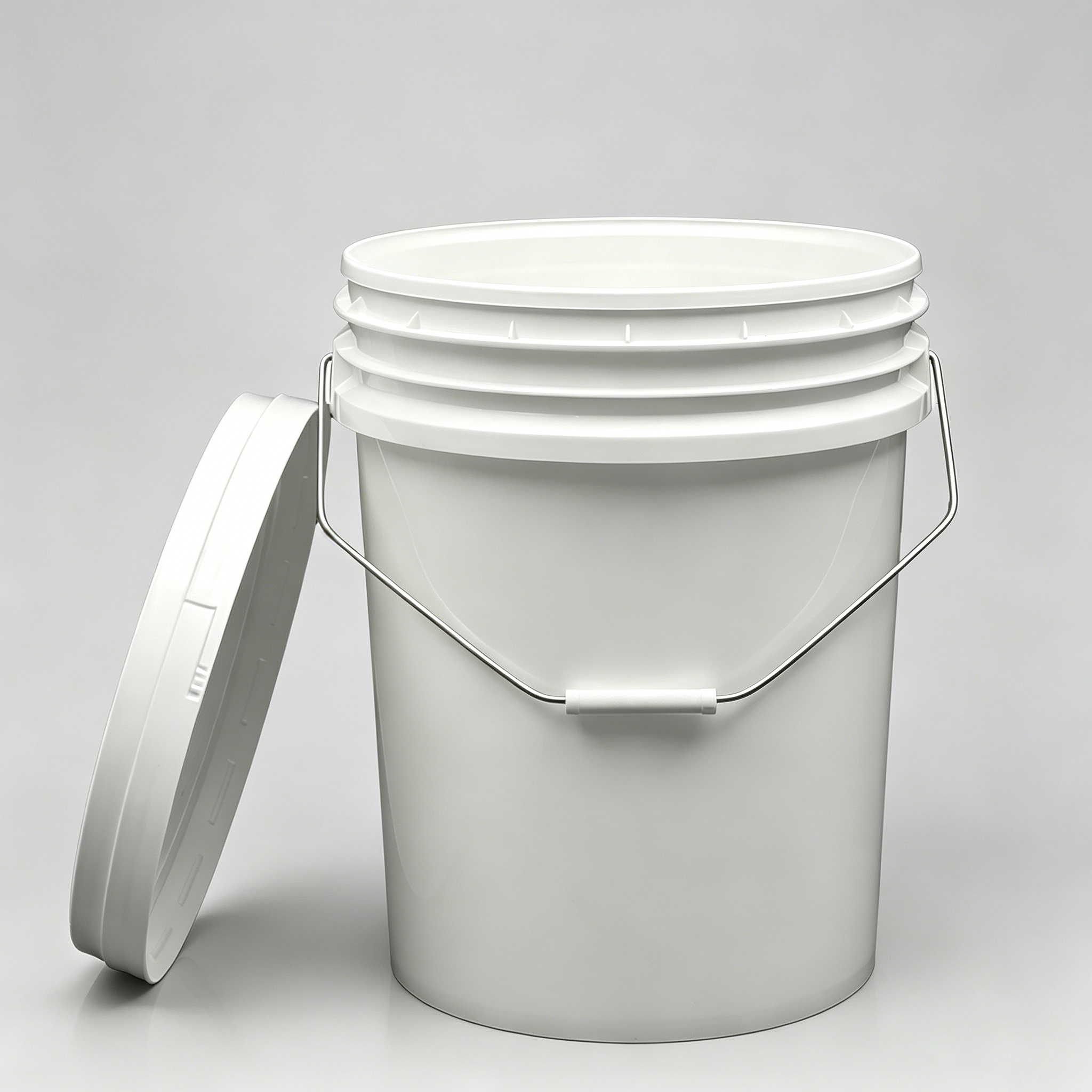Thùng nhựa đa dụng 20L có nắp và tay cầm để đóng gói keo và keo dán cho ngành công nghiệp