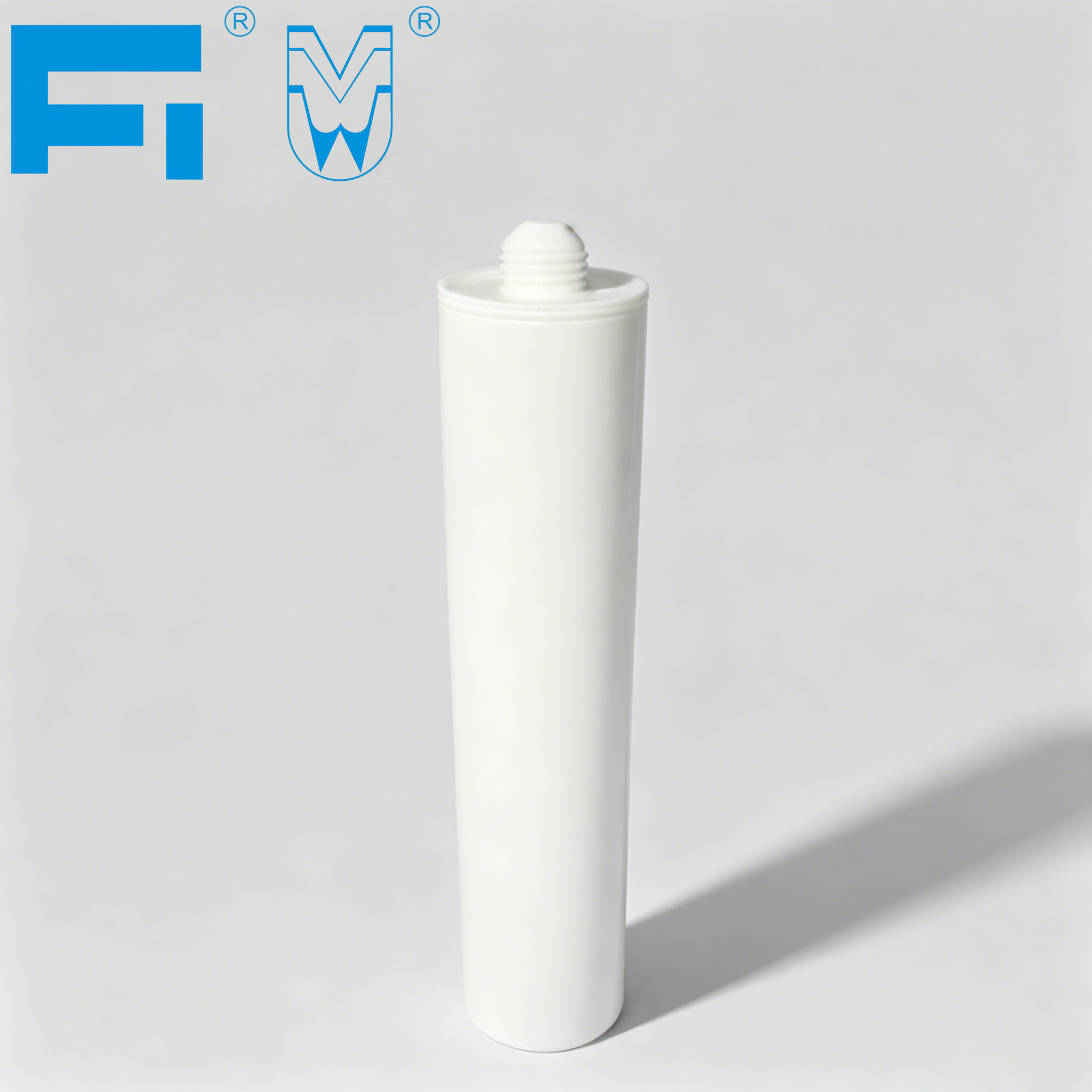 Hộp mực nhựa dán keo nhựa rỗng 300ml được in tùy chỉnh cho bao bì keo silicone dùng trong công nghiệp